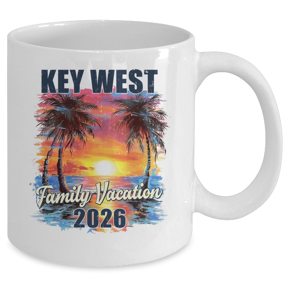 Family Vacation Key West 2026 Summer Trip Matching Mug | siriusteestore
