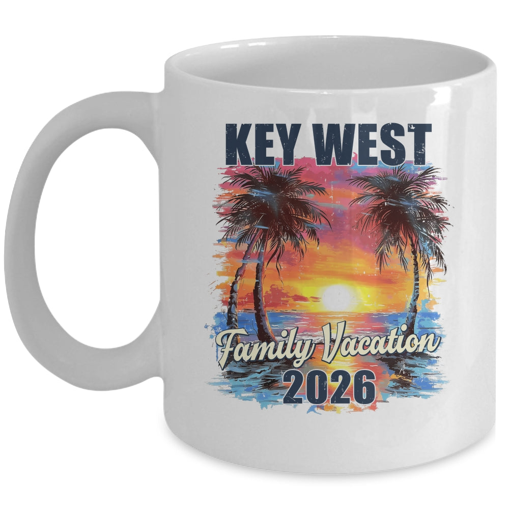 Family Vacation Key West 2026 Summer Trip Matching Mug | siriusteestore