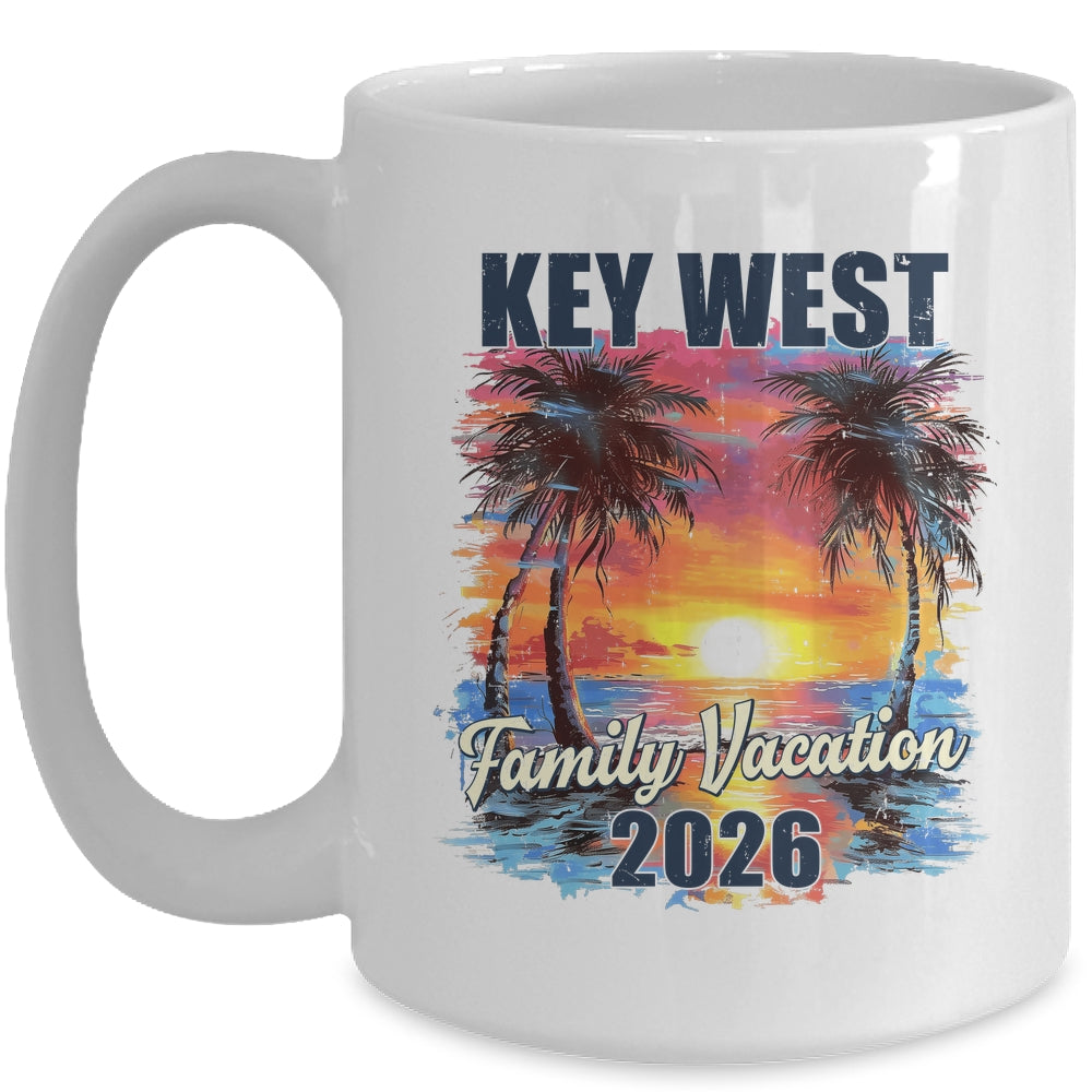 Family Vacation Key West 2026 Summer Trip Matching Mug | siriusteestore