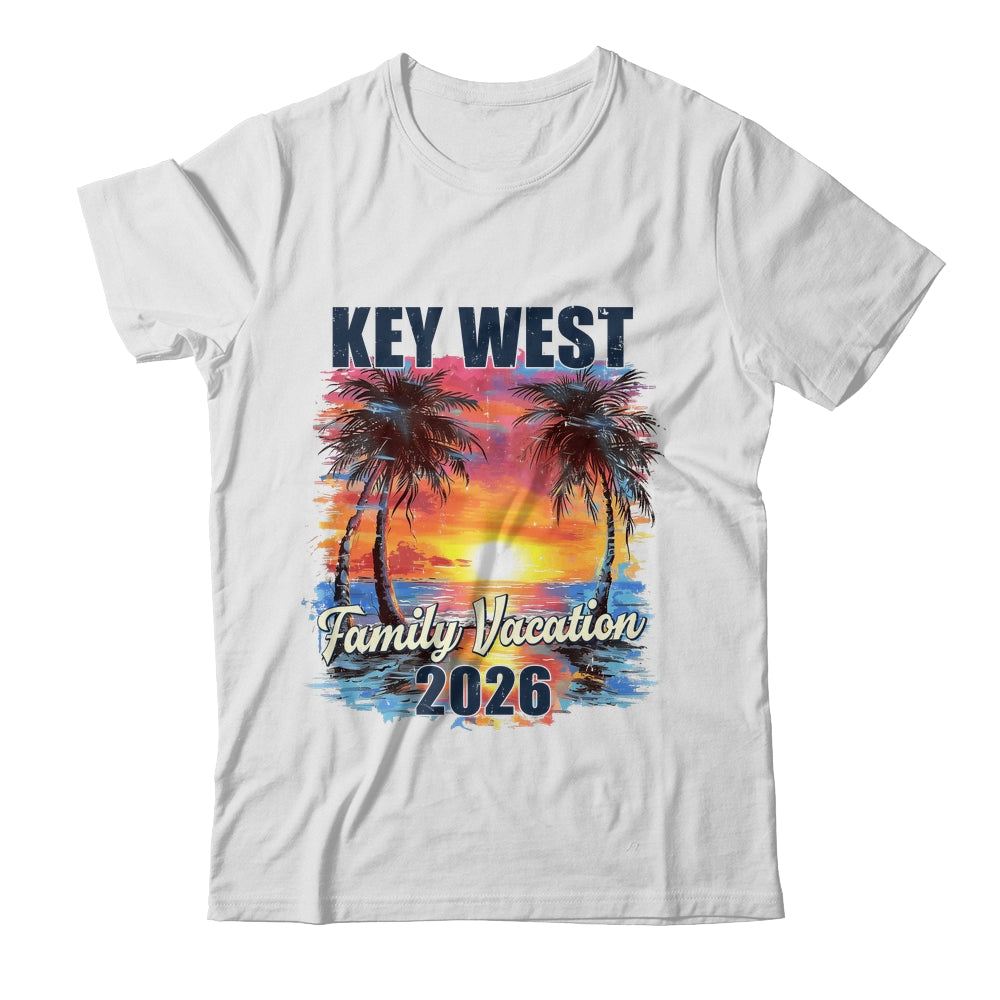 Family Vacation Key West 2026 Summer Trip Matching Shirt & Tank Top | siriusteestore