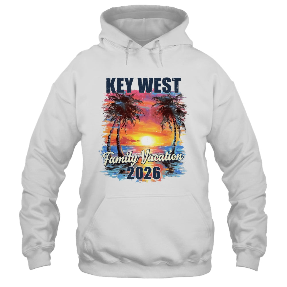 Family Vacation Key West 2026 Summer Trip Matching Shirt & Tank Top | siriusteestore