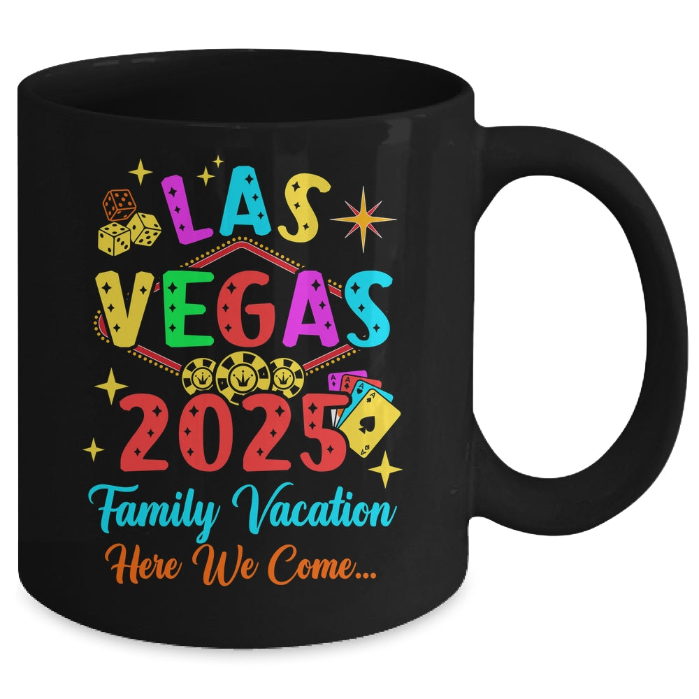 Family Vacation Las Vegas 2025 Matching Family Trip Group Mug | siriusteestore