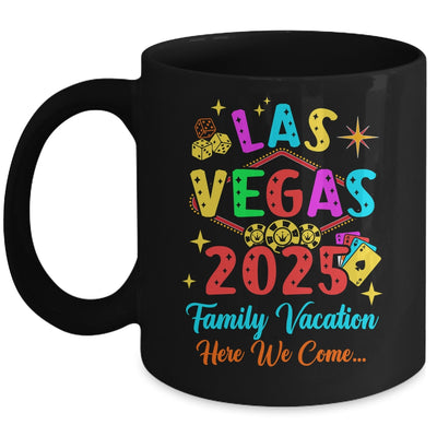Family Vacation Las Vegas 2025 Matching Family Trip Group Mug | siriusteestore