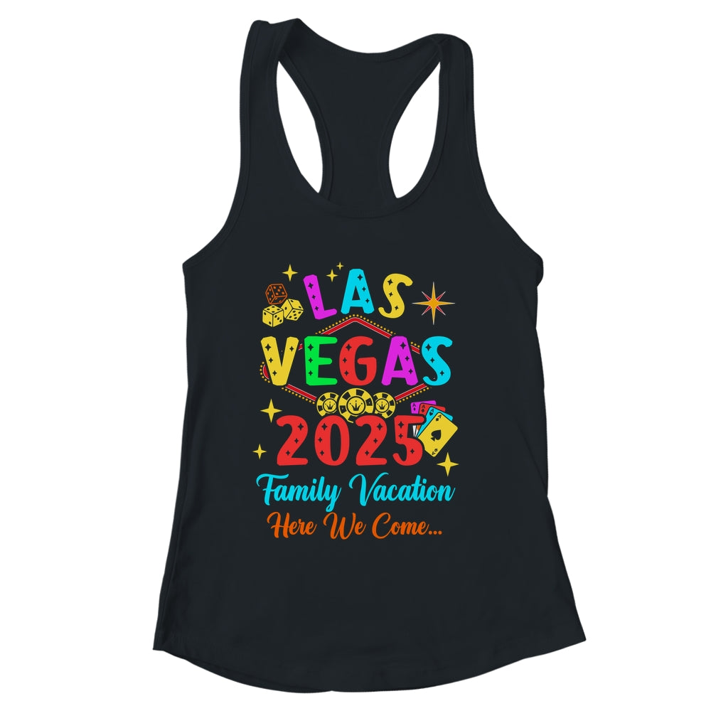 Family Vacation Las Vegas 2025 Matching Family Trip Group Shirt & Tank Top | siriusteestore