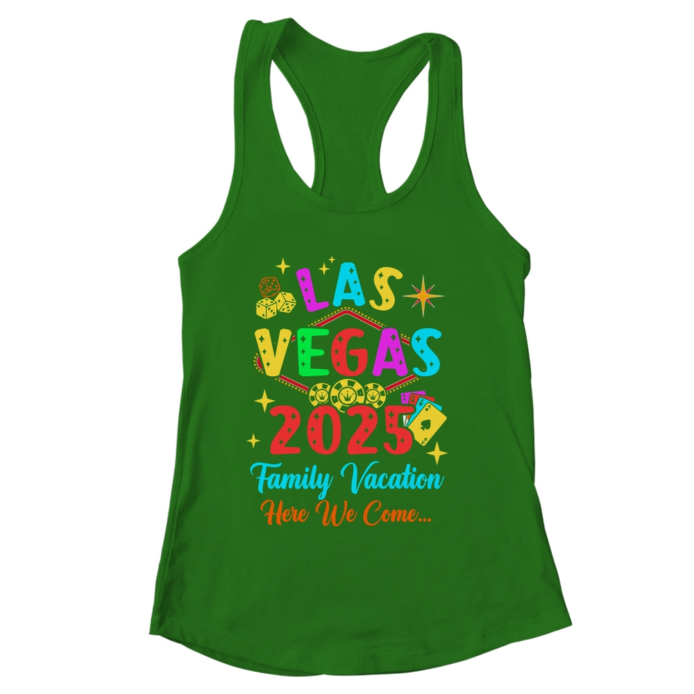 Family Vacation Las Vegas 2025 Matching Family Trip Group Shirt & Tank Top | siriusteestore
