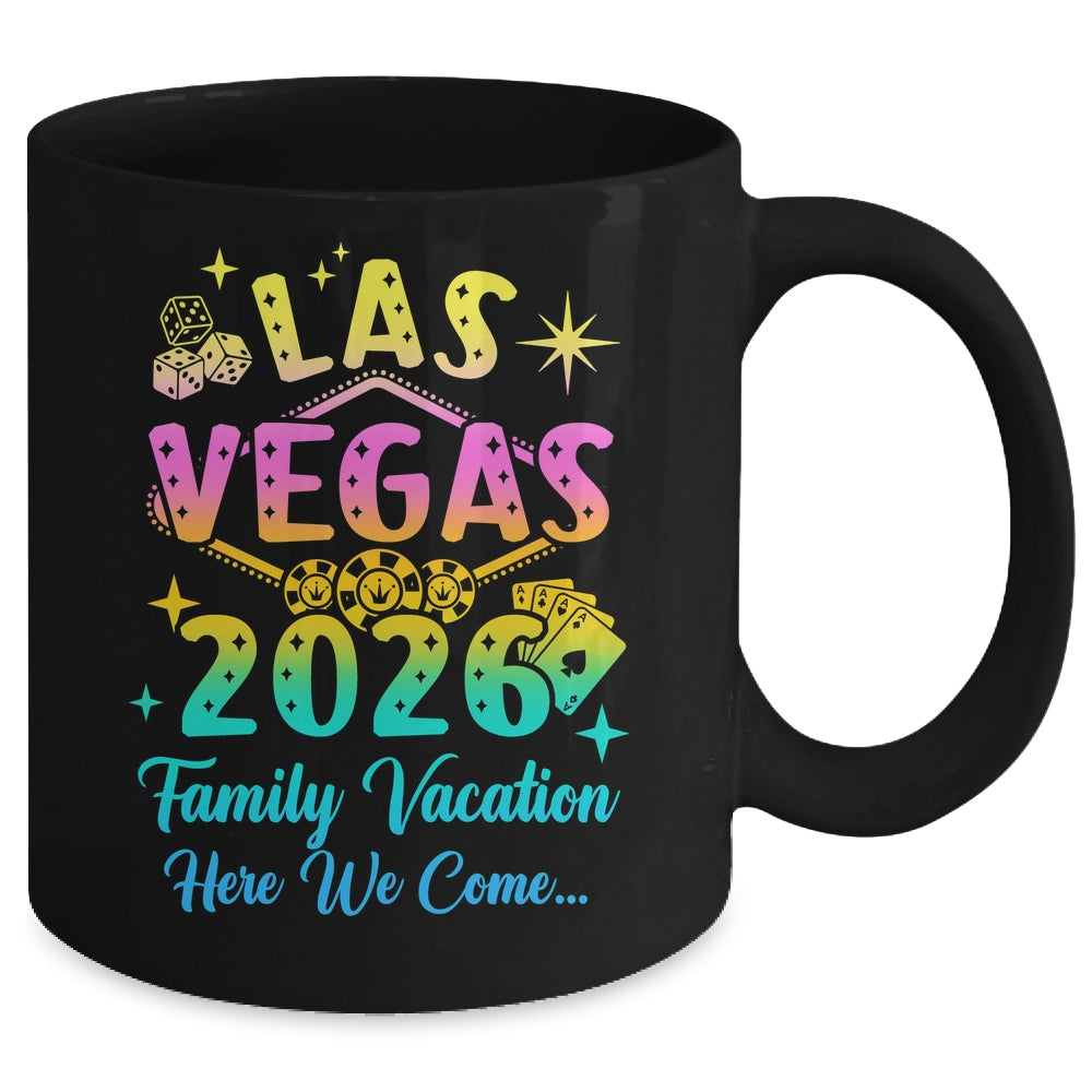 Family Vacation Las Vegas 2026 Matching Family Trip Group Mug | siriusteestore