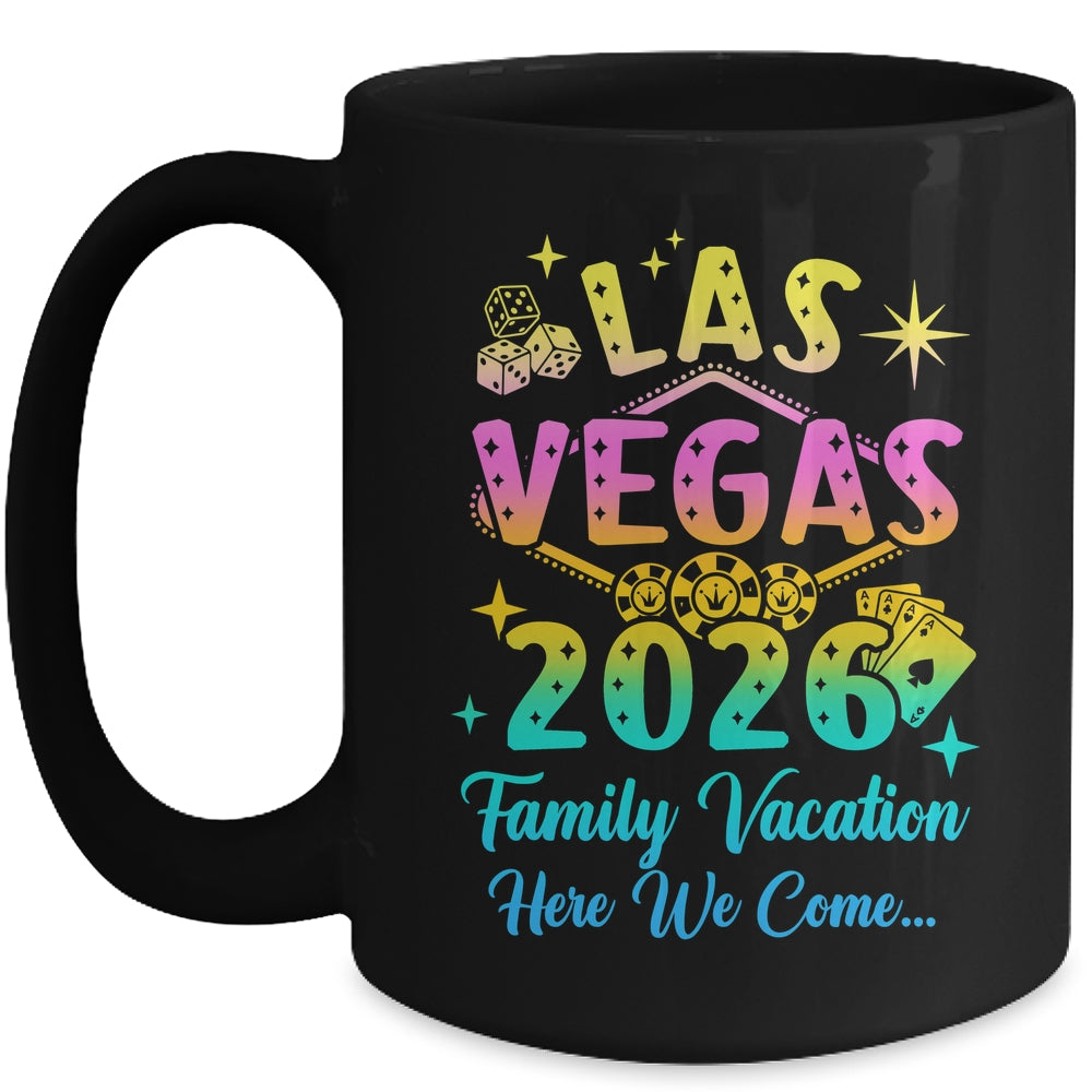 Family Vacation Las Vegas 2026 Matching Family Trip Group Mug | siriusteestore