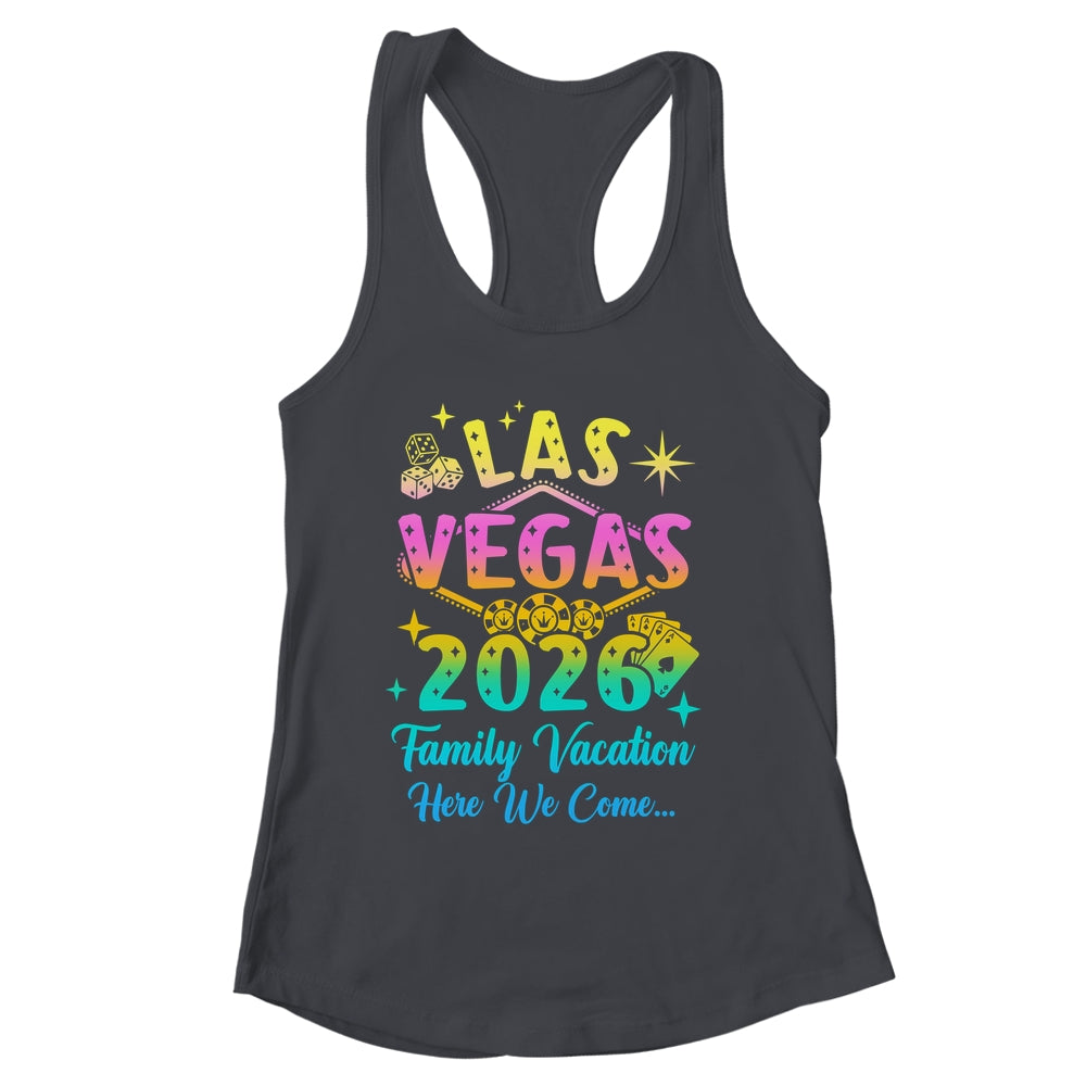 Family Vacation Las Vegas 2026 Matching Family Trip Group Shirt & Tank Top | siriusteestore