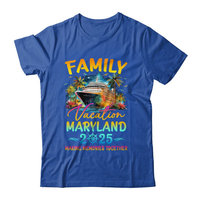 Family Vacation Maryland 2025 Matching Group Summer Shirt & Tank Top | siriusteestore