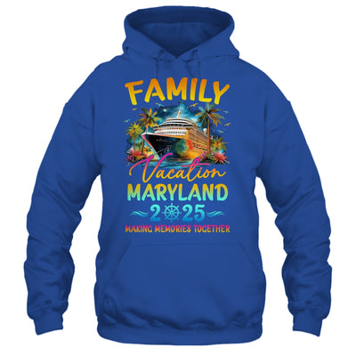 Family Vacation Maryland 2025 Matching Group Summer Shirt & Tank Top | siriusteestore