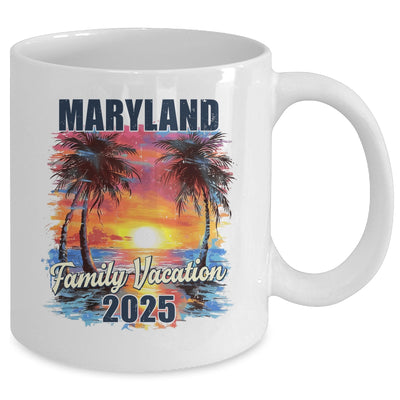 Family Vacation Maryland 2025 Summer Trip Matching Mug | siriusteestore