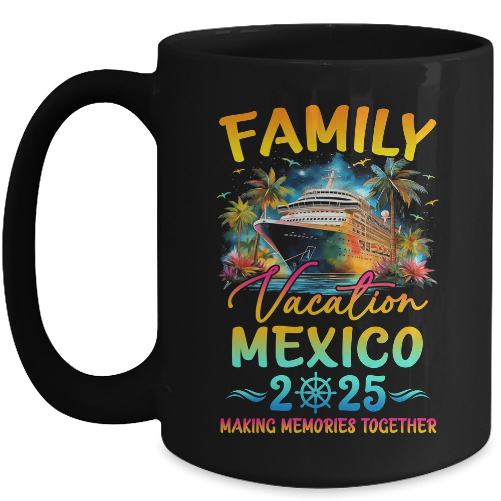 Family Vacation Mexico 2025 Matching Group Summer Mug | siriusteestore