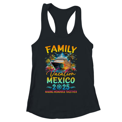 Family Vacation Mexico 2025 Matching Group Summer Shirt & Tank Top | siriusteestore