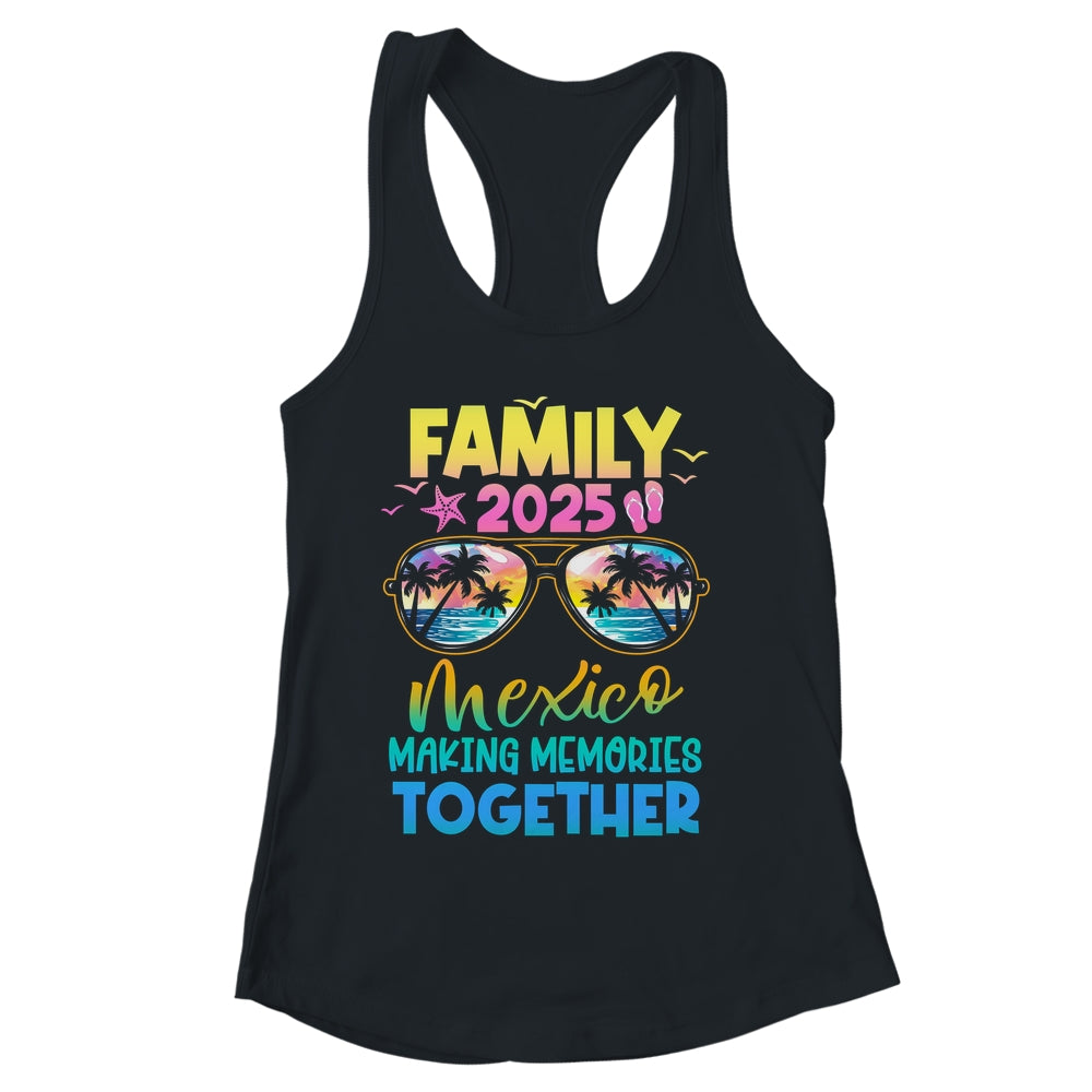 Family Vacation Mexico 2025 Summer Holiday Matching Shirt & Tank Top | siriusteestore