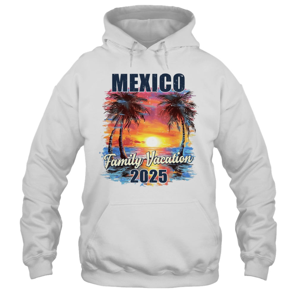 Family Vacation Mexico 2025 Summer Trip Matching Shirt & Tank Top | siriusteestore