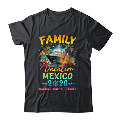 Family Vacation Mexico 2026 Matching Group Summer Shirt & Tank Top | siriusteestore
