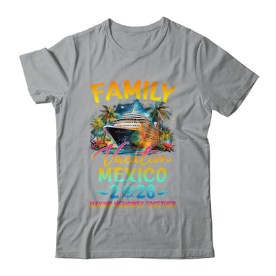 Family Vacation Mexico 2026 Matching Group Summer Shirt & Tank Top | siriusteestore