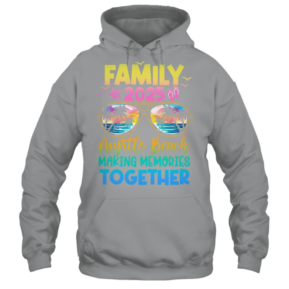 Family Vacation Myrtle Beach 2025 Summer Holiday Matching Shirt & Tank Top | siriusteestore
