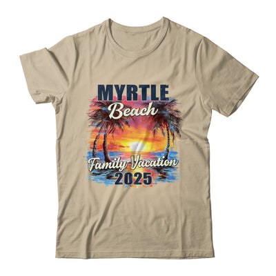 Family Vacation Myrtle Beach 2025 Summer Trip Matching Shirt & Tank Top | siriusteestore