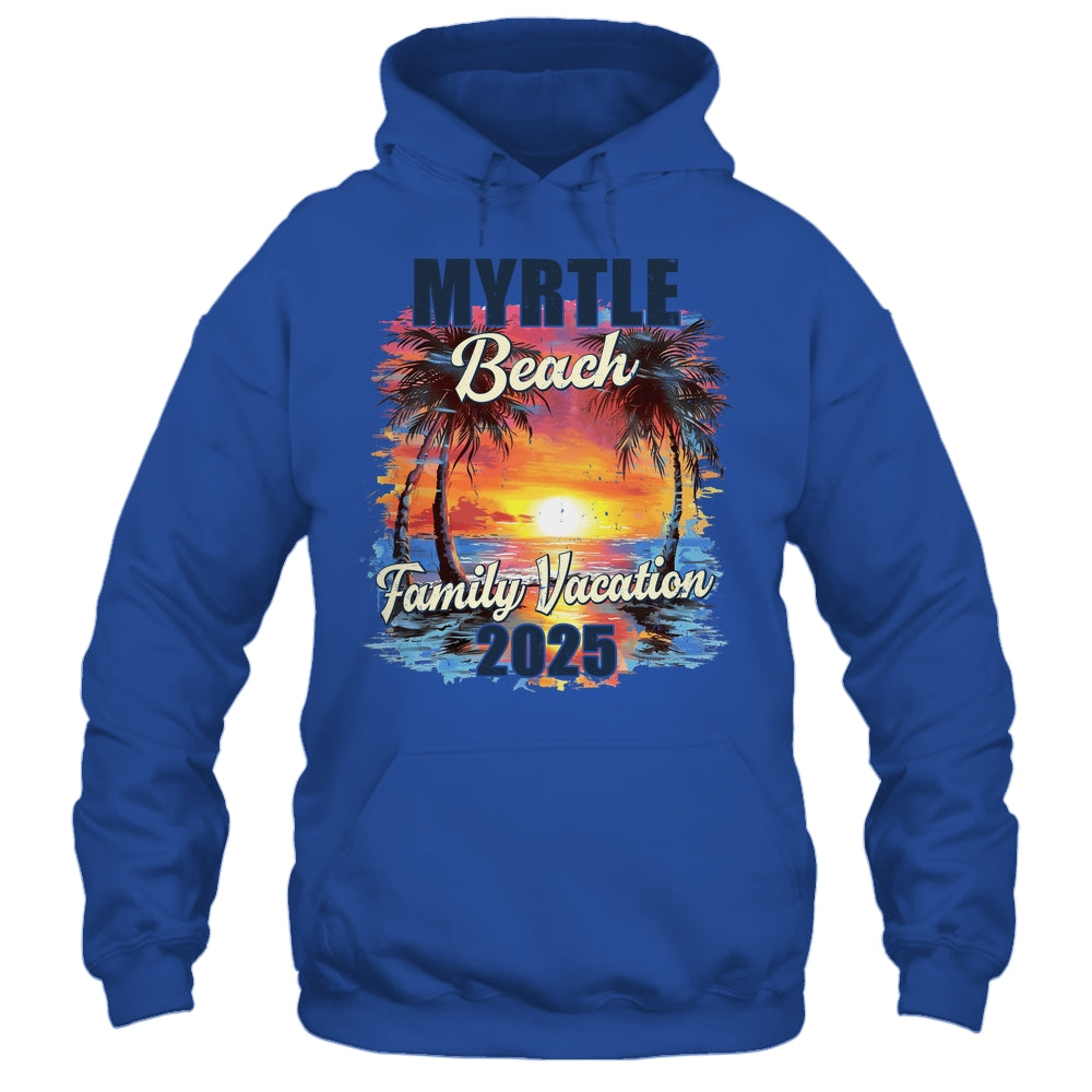 Family Vacation Myrtle Beach 2025 Summer Trip Matching Shirt & Tank Top | siriusteestore