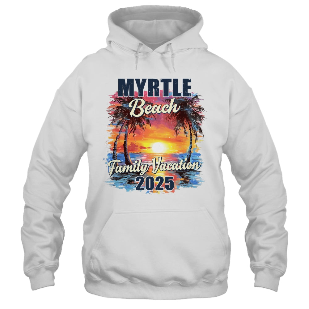 Family Vacation Myrtle Beach 2025 Summer Trip Matching Shirt & Tank Top | siriusteestore