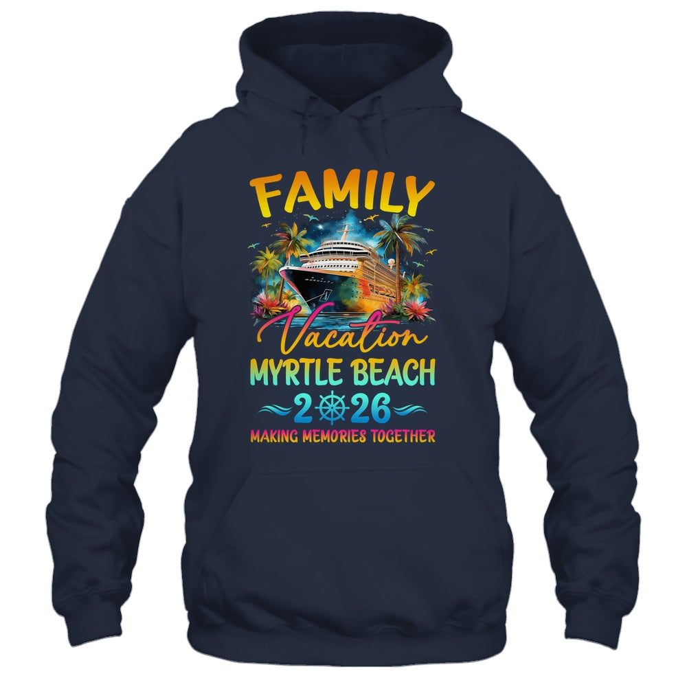 Family Vacation Myrtle Beach 2026 Matching Group Summer Shirt & Tank Top | siriusteestore