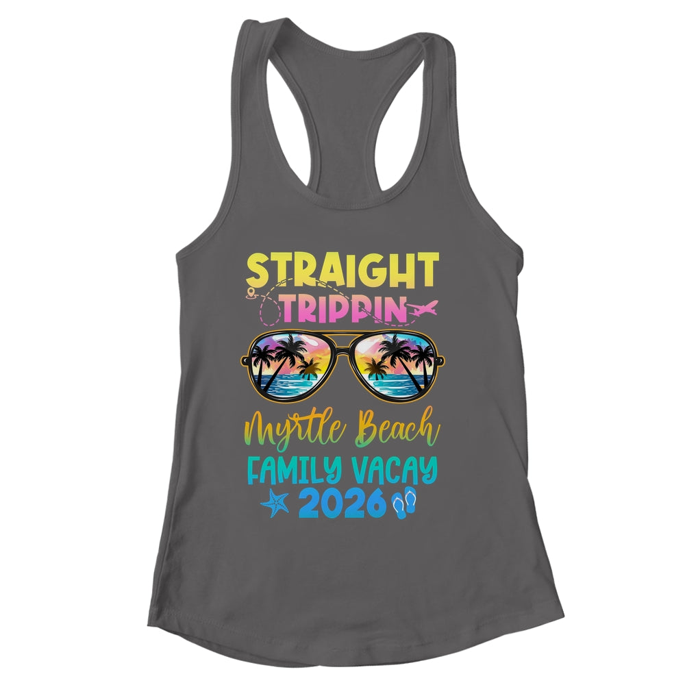 Family Vacation Myrtle Beach 2026 Summer Holiday Matching Shirt & Tank Top | siriusteestore