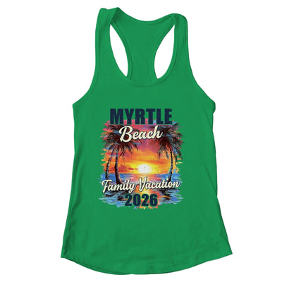 Family Vacation Myrtle Beach 2026 Summer Trip Matching Shirt & Tank Top | siriusteestore