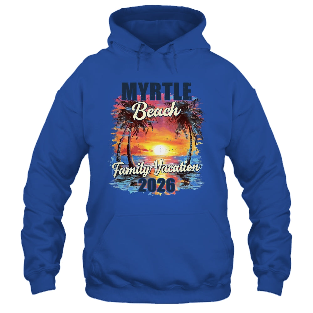 Family Vacation Myrtle Beach 2026 Summer Trip Matching Shirt & Tank Top | siriusteestore