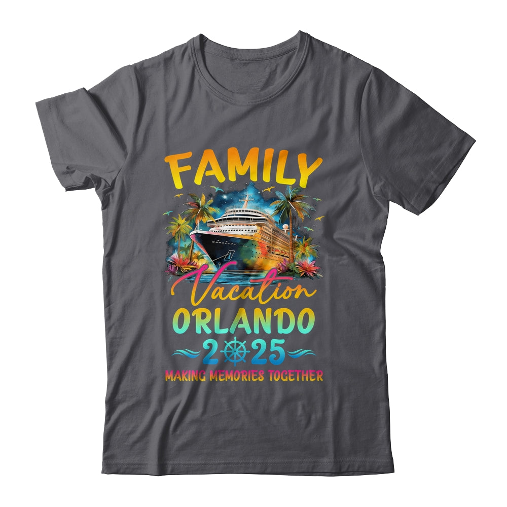 Family Vacation Orlando 2025 Matching Group Summer Shirt & Tank Top | siriusteestore