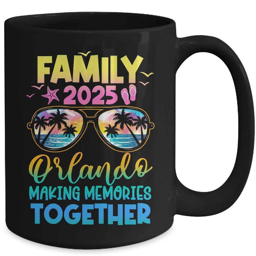 Family Vacation Orlando 2025 Summer Holiday Matching Mug | siriusteestore