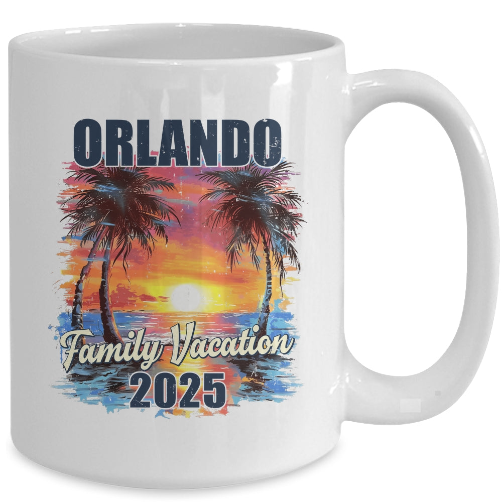 Family Vacation Orlando 2025 Summer Trip Matching Mug | siriusteestore