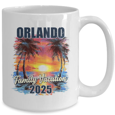 Family Vacation Orlando 2025 Summer Trip Matching Mug | siriusteestore