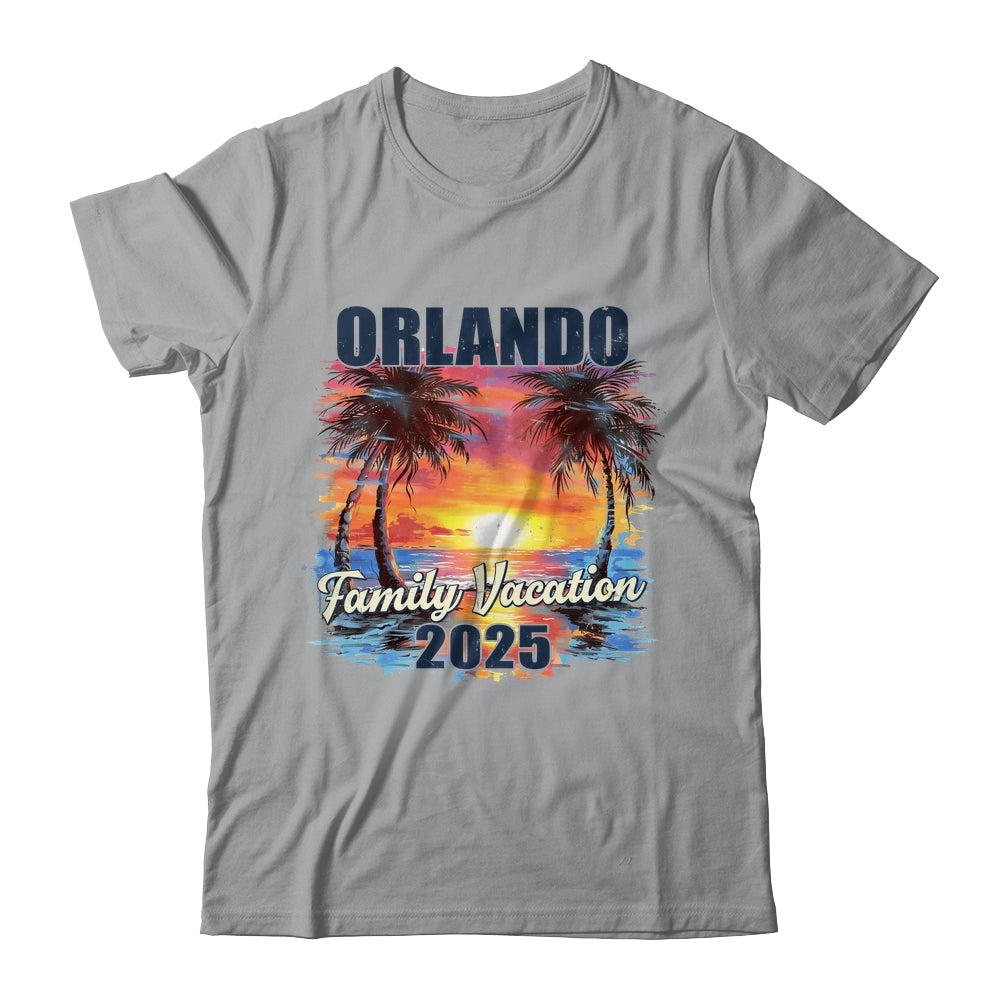 Family Vacation Orlando 2025 Summer Trip Matching Shirt & Tank Top | siriusteestore