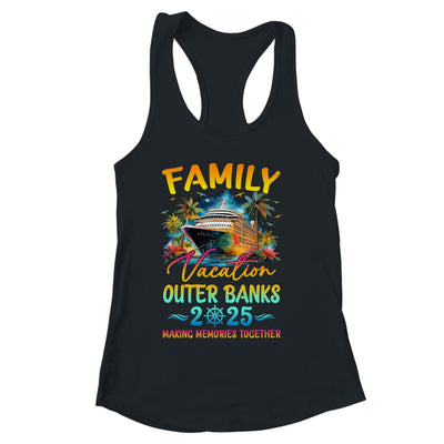 Family Vacation Outer Banks 2025 Matching Group Summer Shirt & Tank Top | siriusteestore