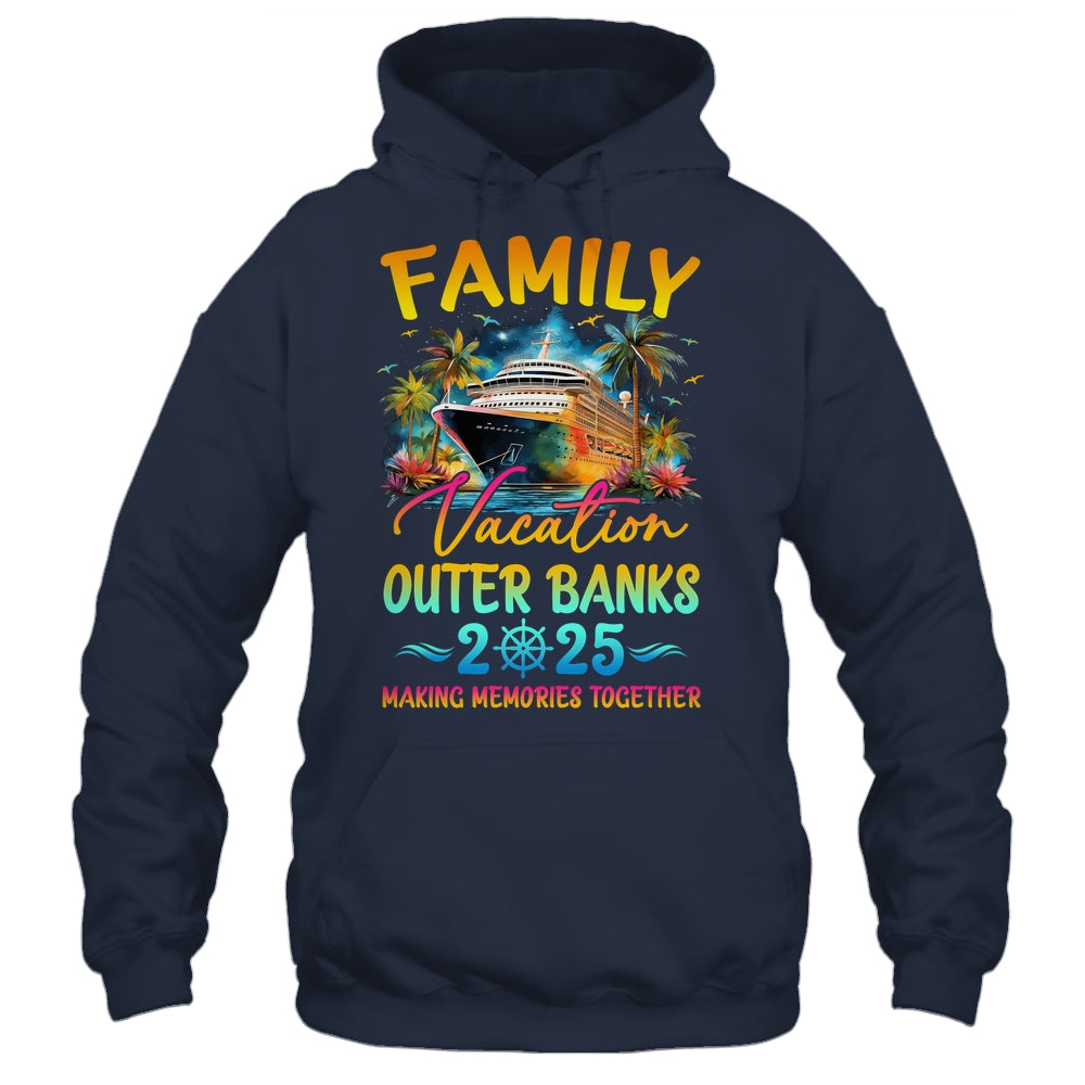 Family Vacation Outer Banks 2025 Matching Group Summer Shirt & Tank Top | siriusteestore