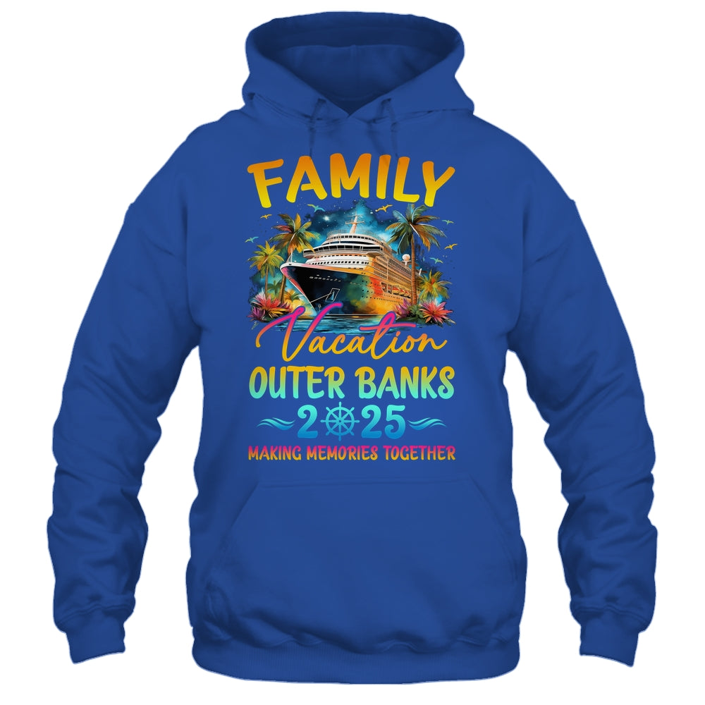 Family Vacation Outer Banks 2025 Matching Group Summer Shirt & Tank Top | siriusteestore