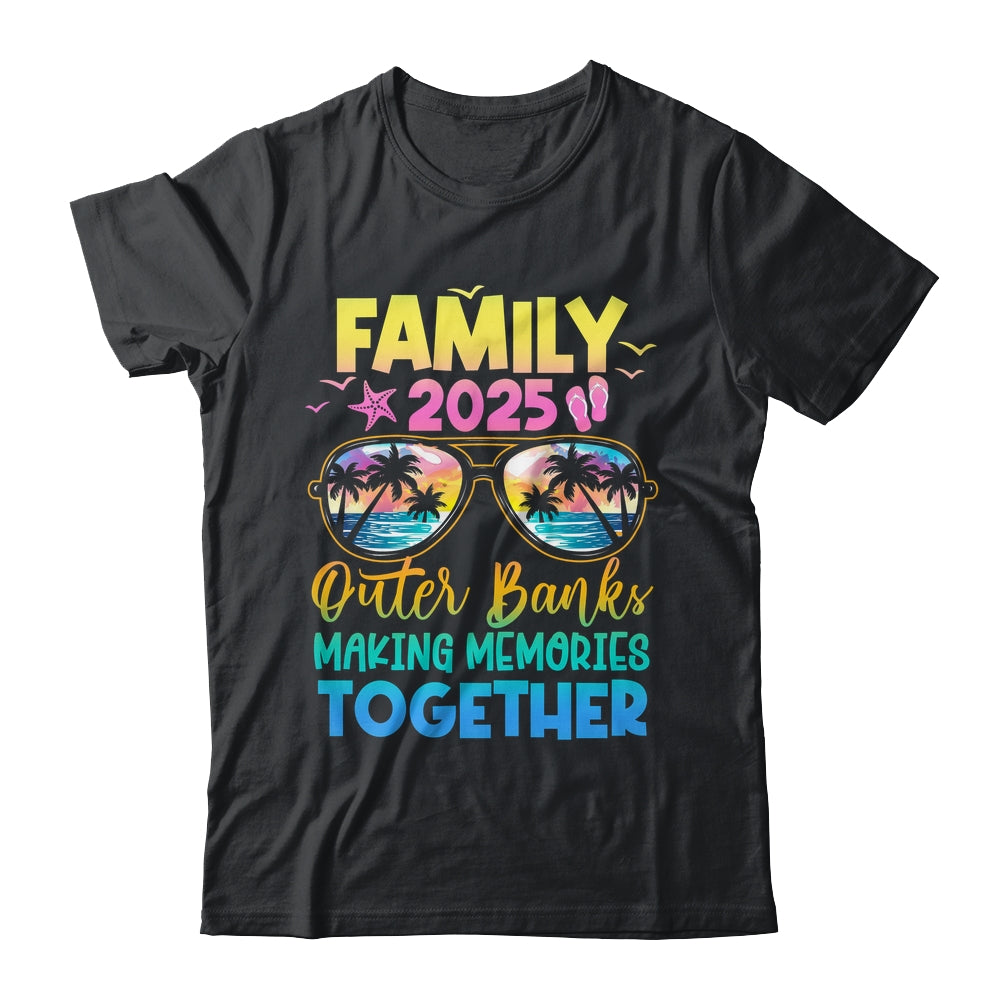 Family Vacation Outer Banks 2025 Summer Holiday Matching Shirt & Tank Top | siriusteestore