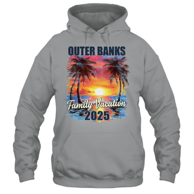 Family Vacation Outer Banks 2025 Summer Trip Matching Shirt & Tank Top | siriusteestore