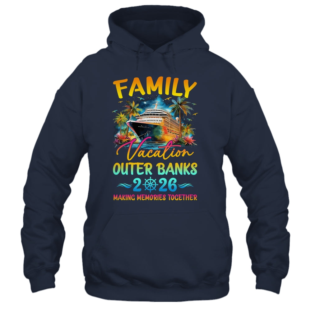 Family Vacation Outer Banks 2026 Matching Group Summer Shirt & Tank Top | siriusteestore