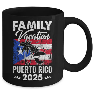 Family Vacation Puerto Rico 2025 Beach Summer Vacation Mug | siriusteestore