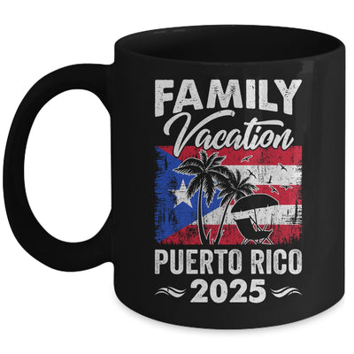 Family Vacation Puerto Rico 2025 Beach Summer Vacation Mug | siriusteestore