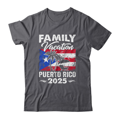 Family Vacation Puerto Rico 2025 Beach Summer Vacation Shirt & Tank Top | siriusteestore