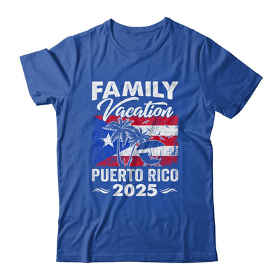 Family Vacation Puerto Rico 2025 Beach Summer Vacation Shirt & Tank Top | siriusteestore