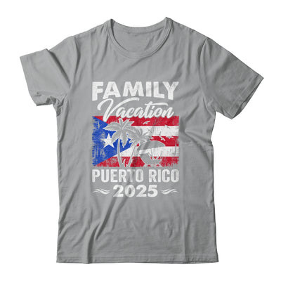 Family Vacation Puerto Rico 2025 Beach Summer Vacation Shirt & Tank Top | siriusteestore