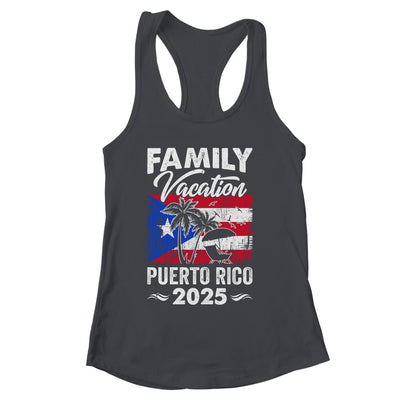 Family Vacation Puerto Rico 2025 Beach Summer Vacation Shirt & Tank Top | siriusteestore