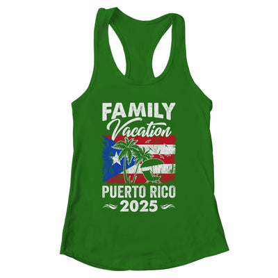Family Vacation Puerto Rico 2025 Beach Summer Vacation Shirt & Tank Top | siriusteestore