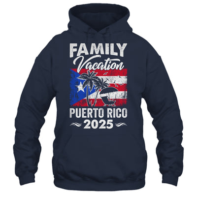 Family Vacation Puerto Rico 2025 Beach Summer Vacation Shirt & Tank Top | siriusteestore