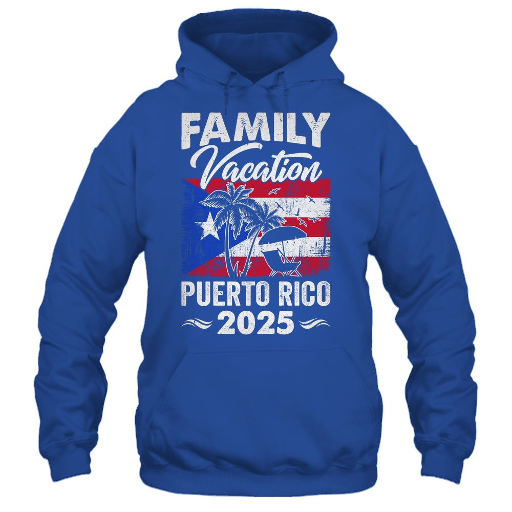 Family Vacation Puerto Rico 2025 Beach Summer Vacation Shirt & Tank Top | siriusteestore
