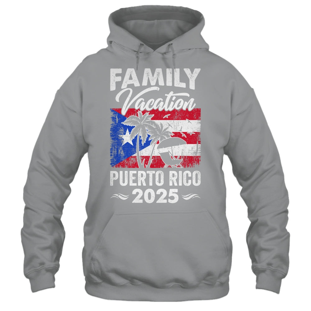 Family Vacation Puerto Rico 2025 Beach Summer Vacation Shirt & Tank Top | siriusteestore